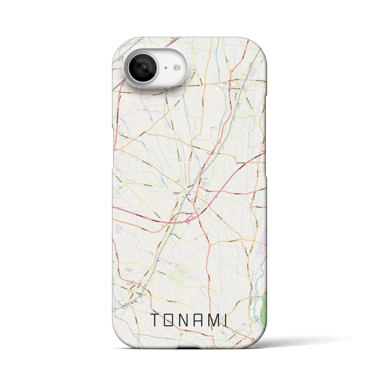 【砺波(富山県)】地図柄iPhoneケース(バックカバータイプ)