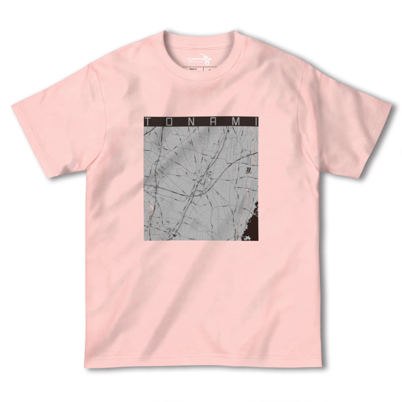 【砺波(富山県)】地図柄ヘビーウェイトTシャツ