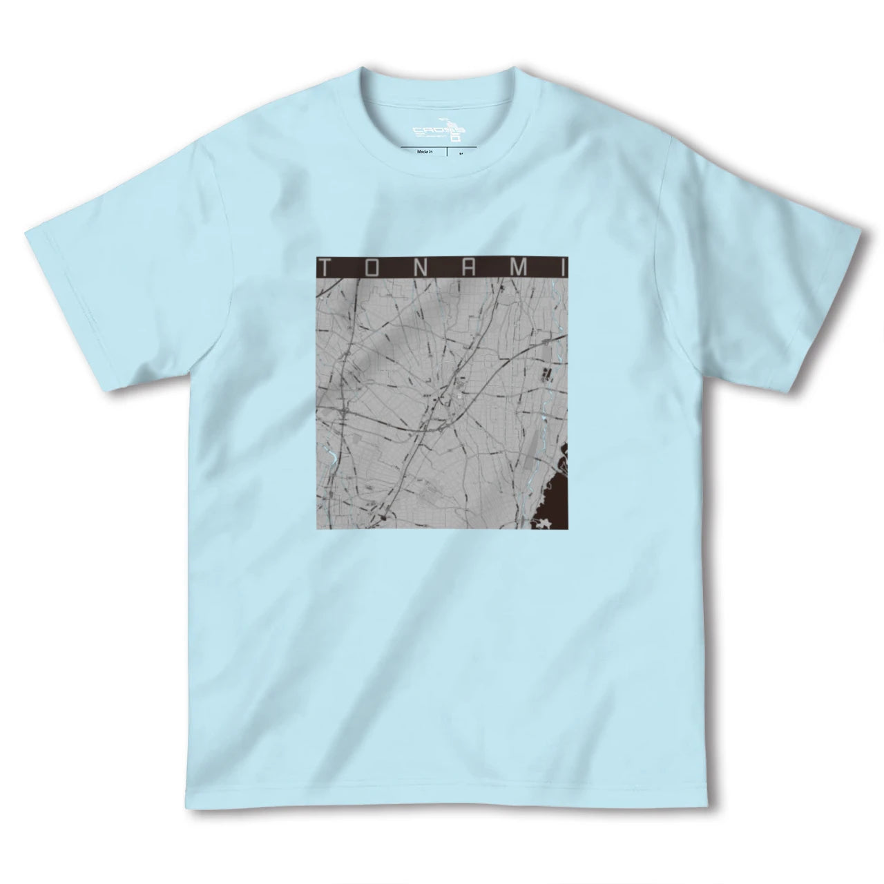 【砺波(富山県)】地図柄ヘビーウェイトTシャツ