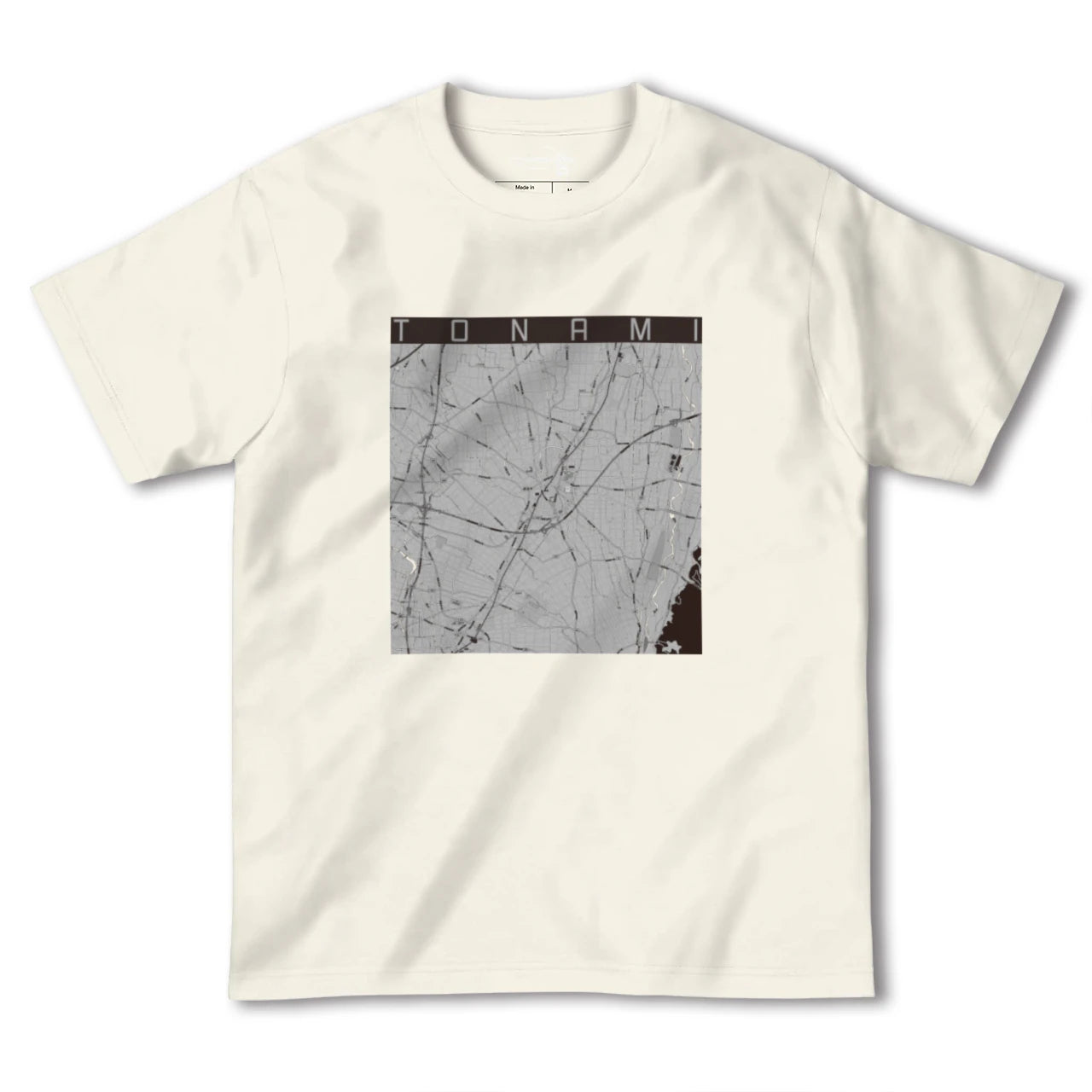 【砺波(富山県)】地図柄ヘビーウェイトTシャツ