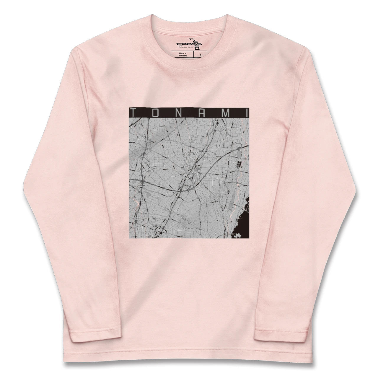 【砺波(富山県)】地図柄ロングスリーブTシャツ