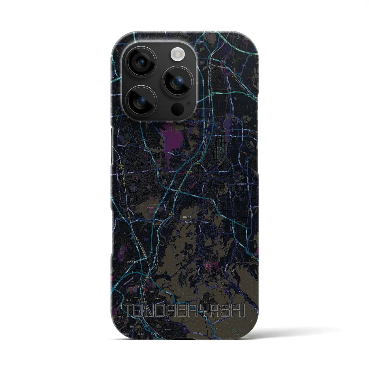 【富田林(大阪府)】地図柄iPhoneケース(バックカバータイプ)