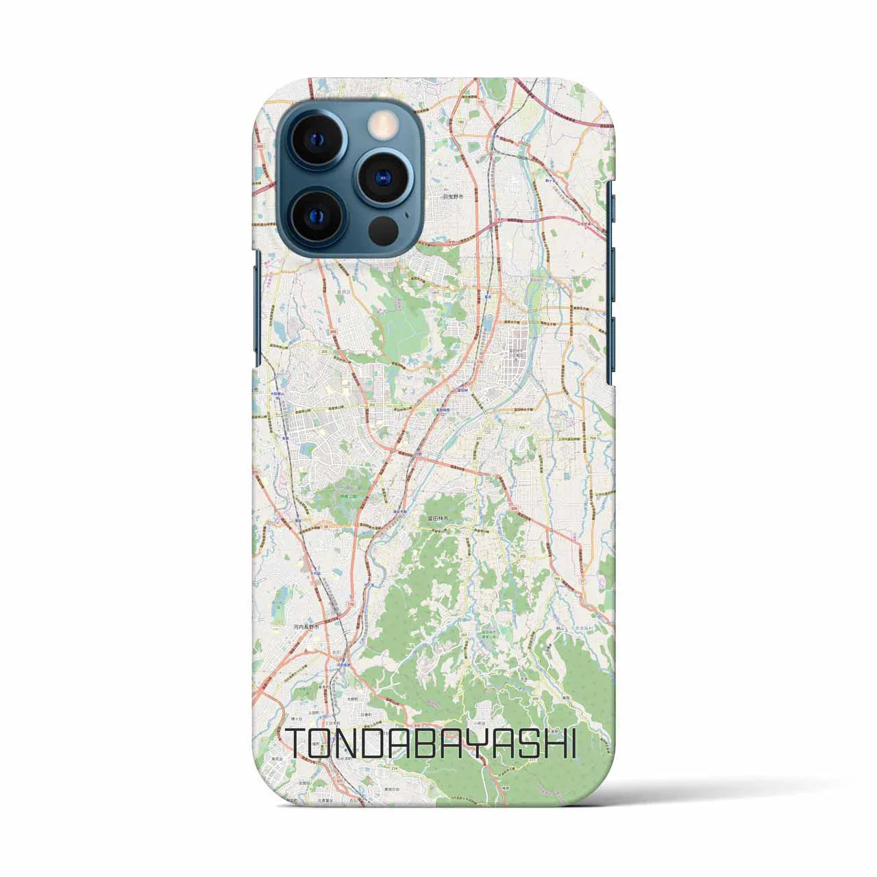 【富田林(大阪府)】地図柄iPhoneケース(バックカバータイプ)