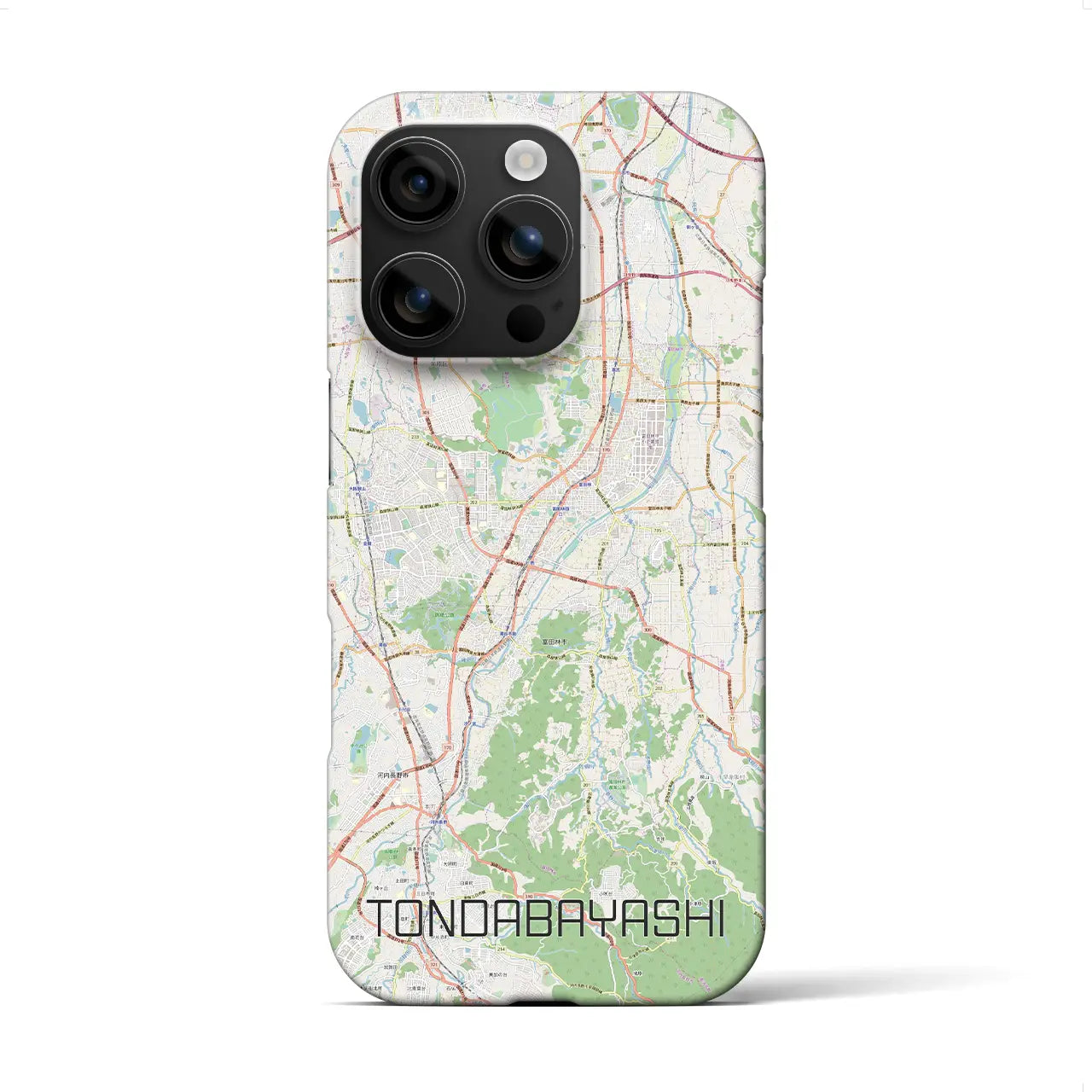 【富田林(大阪府)】地図柄iPhoneケース(バックカバータイプ)