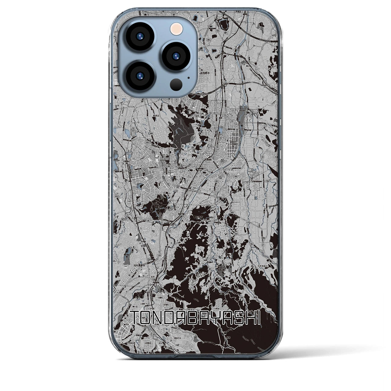 【富田林(大阪府)】地図柄iPhoneケース(クリアタイプ)
