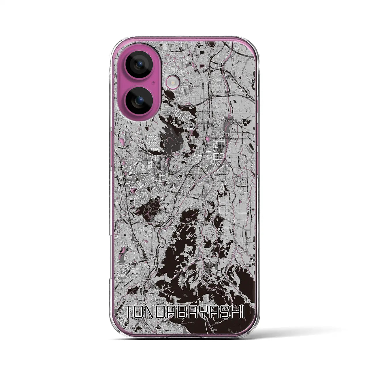 【富田林(大阪府)】地図柄iPhoneケース(クリアタイプ)