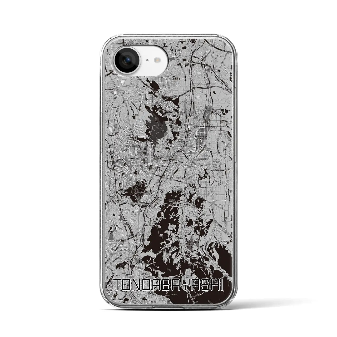 【富田林(大阪府)】地図柄iPhoneケース(クリアタイプ)