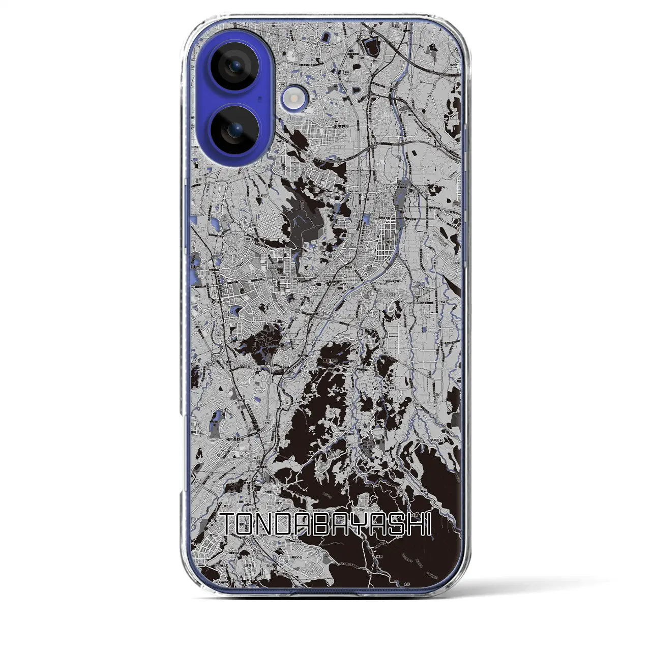 【富田林(大阪府)】地図柄iPhoneケース(クリアタイプ)