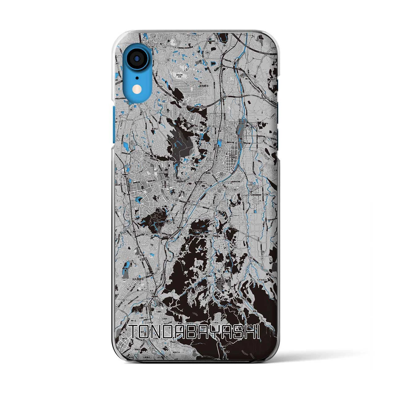 【富田林(大阪府)】地図柄iPhoneケース(クリアタイプ)