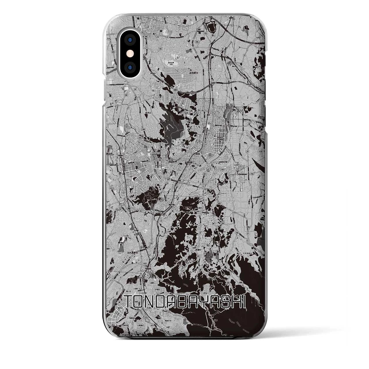 【富田林(大阪府)】地図柄iPhoneケース(クリアタイプ)