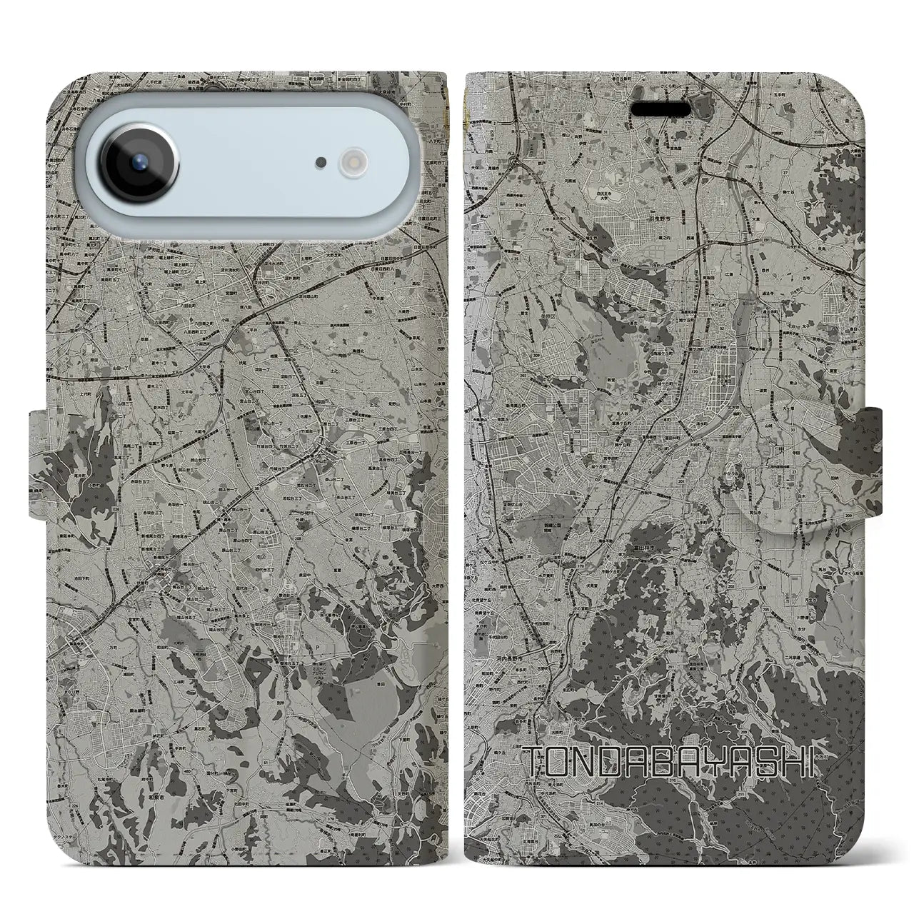 【富田林(大阪府)】地図柄iPhoneケース(手帳タイプ)