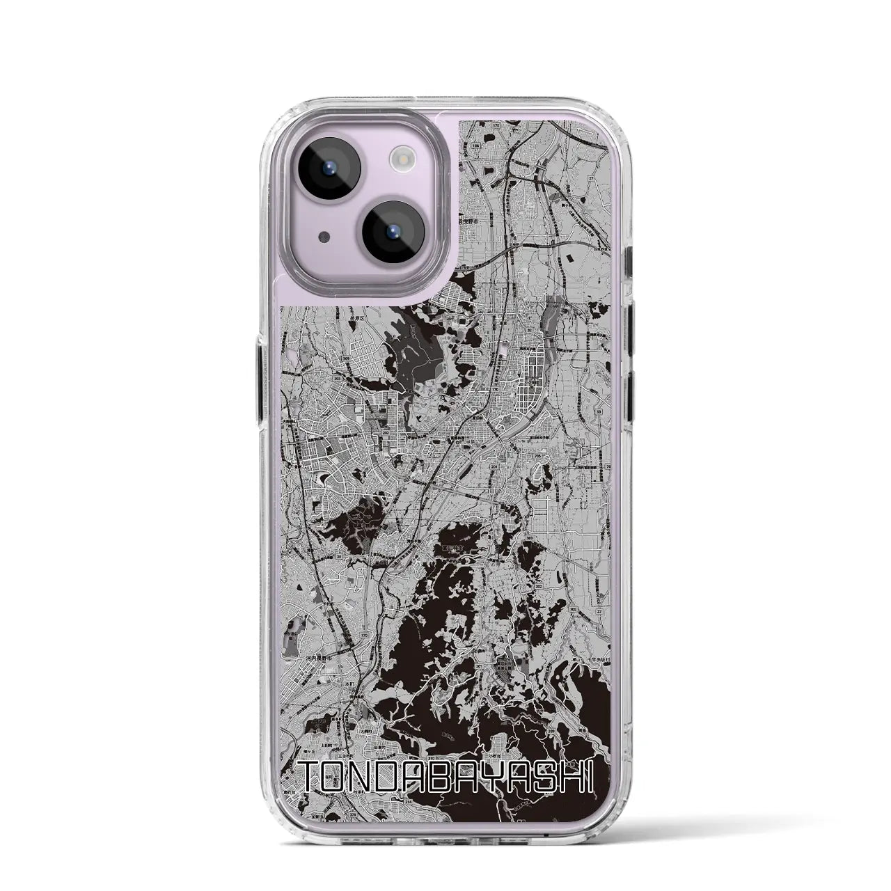 【富田林(大阪府)】地図柄iPhoneケース(MagSafeタイプ)