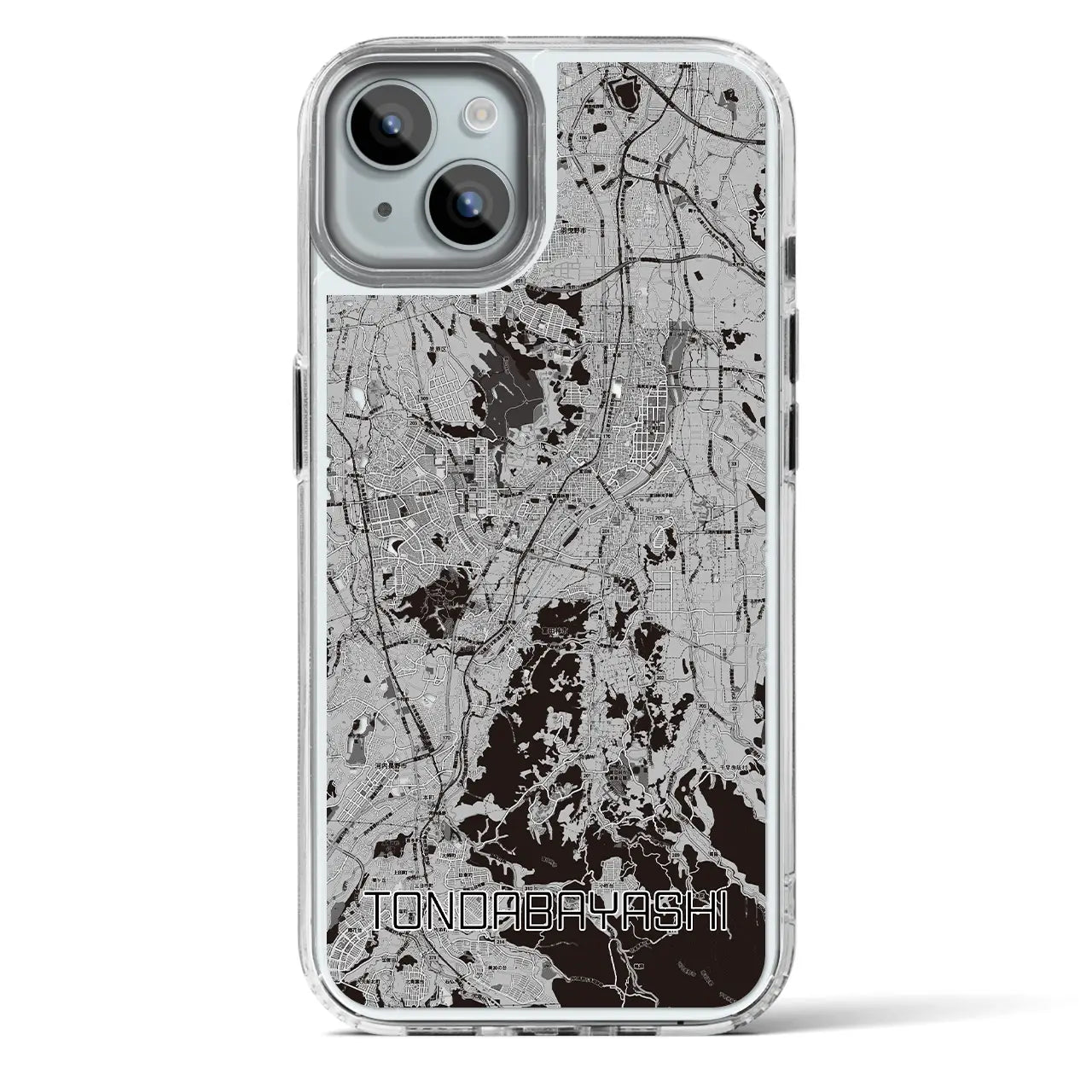 【富田林(大阪府)】地図柄iPhoneケース(MagSafeタイプ)