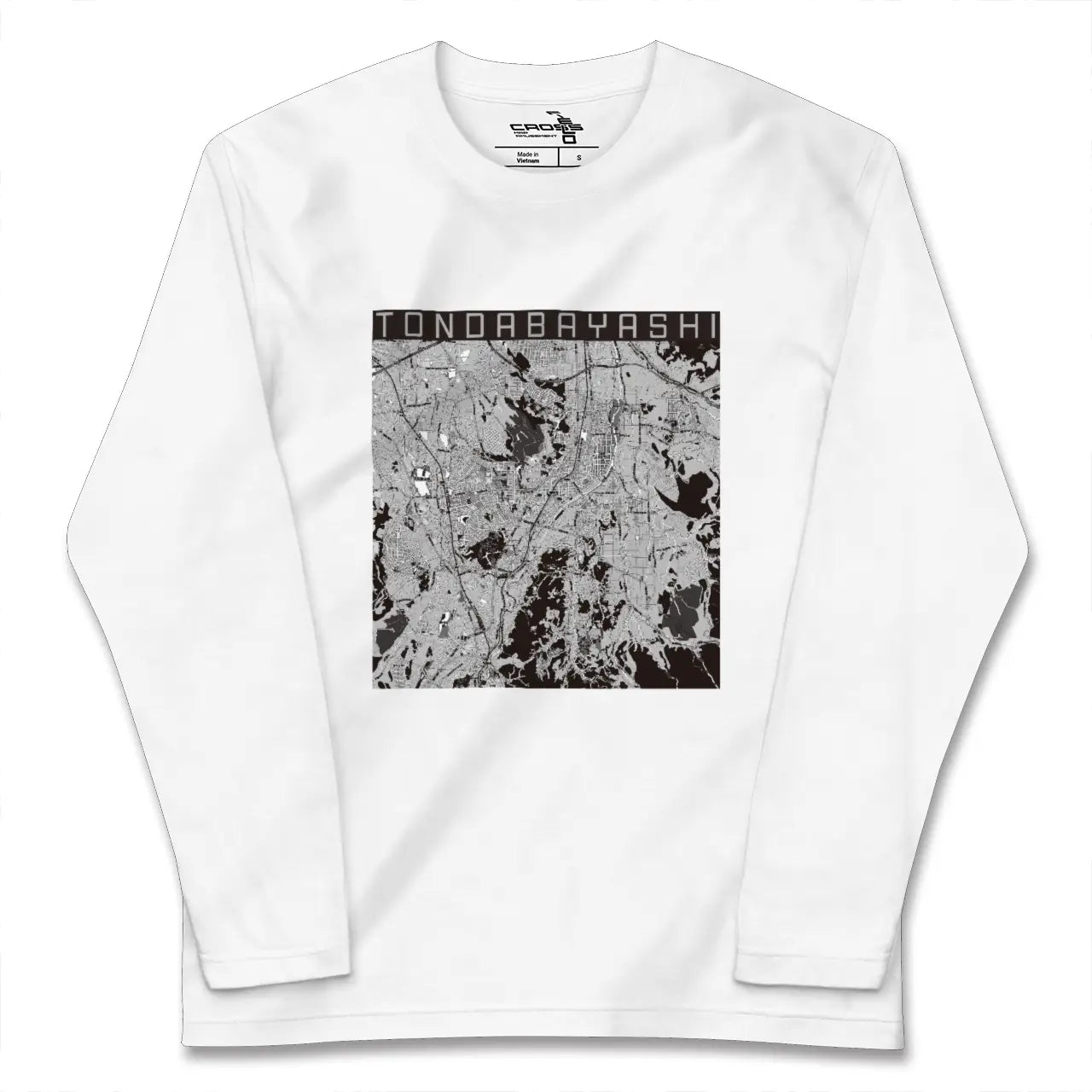 【富田林(大阪府)】地図柄ロングスリーブTシャツ