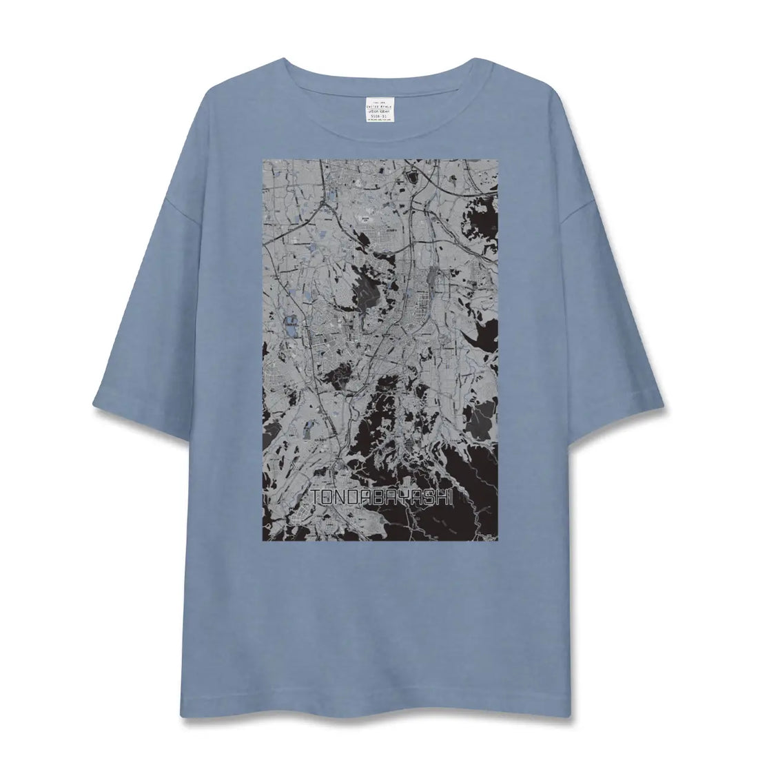 【富田林(大阪府)】地図柄ビッグシルエットTシャツ