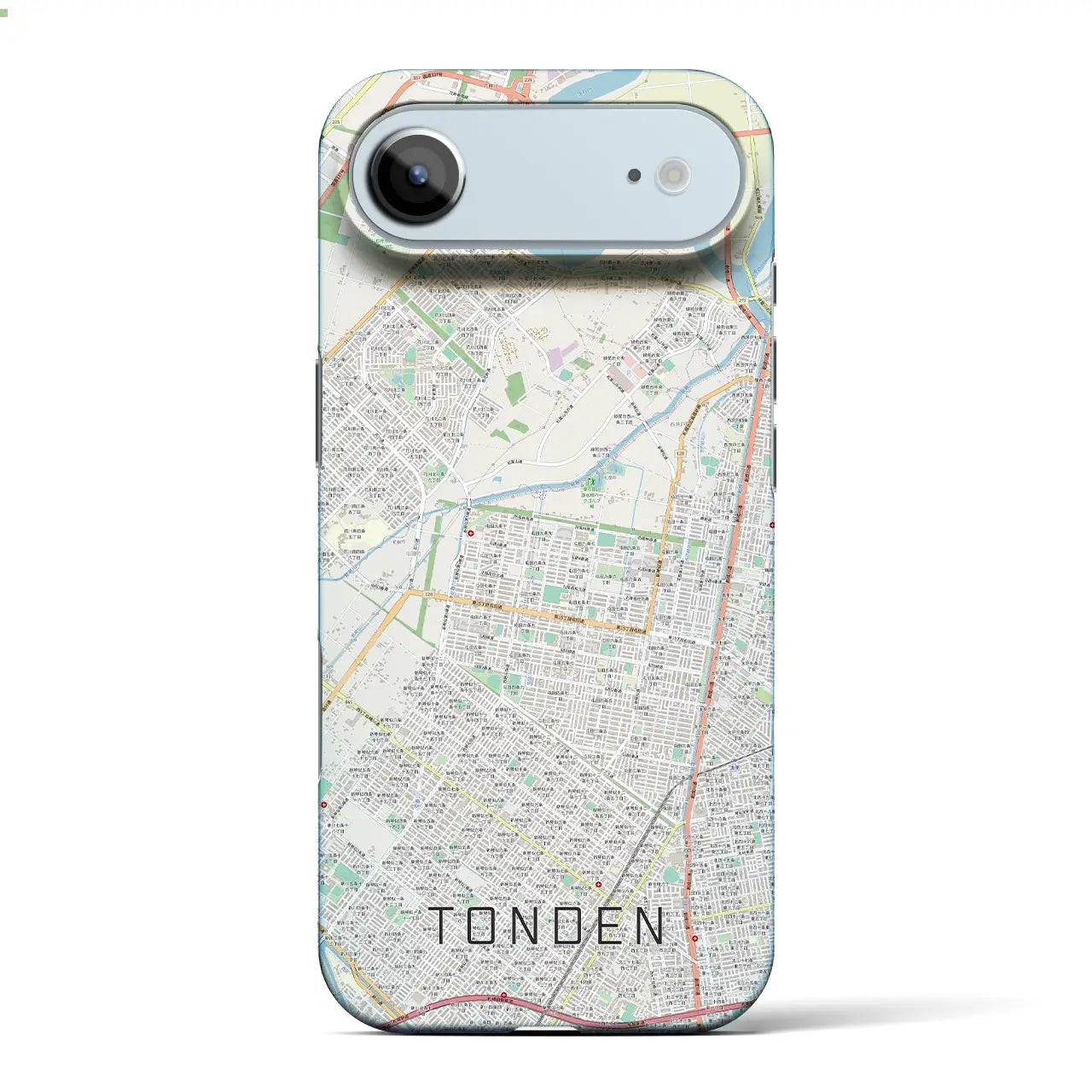 【屯田(北海道)】地図柄iPhoneケース(バックカバータイプ)