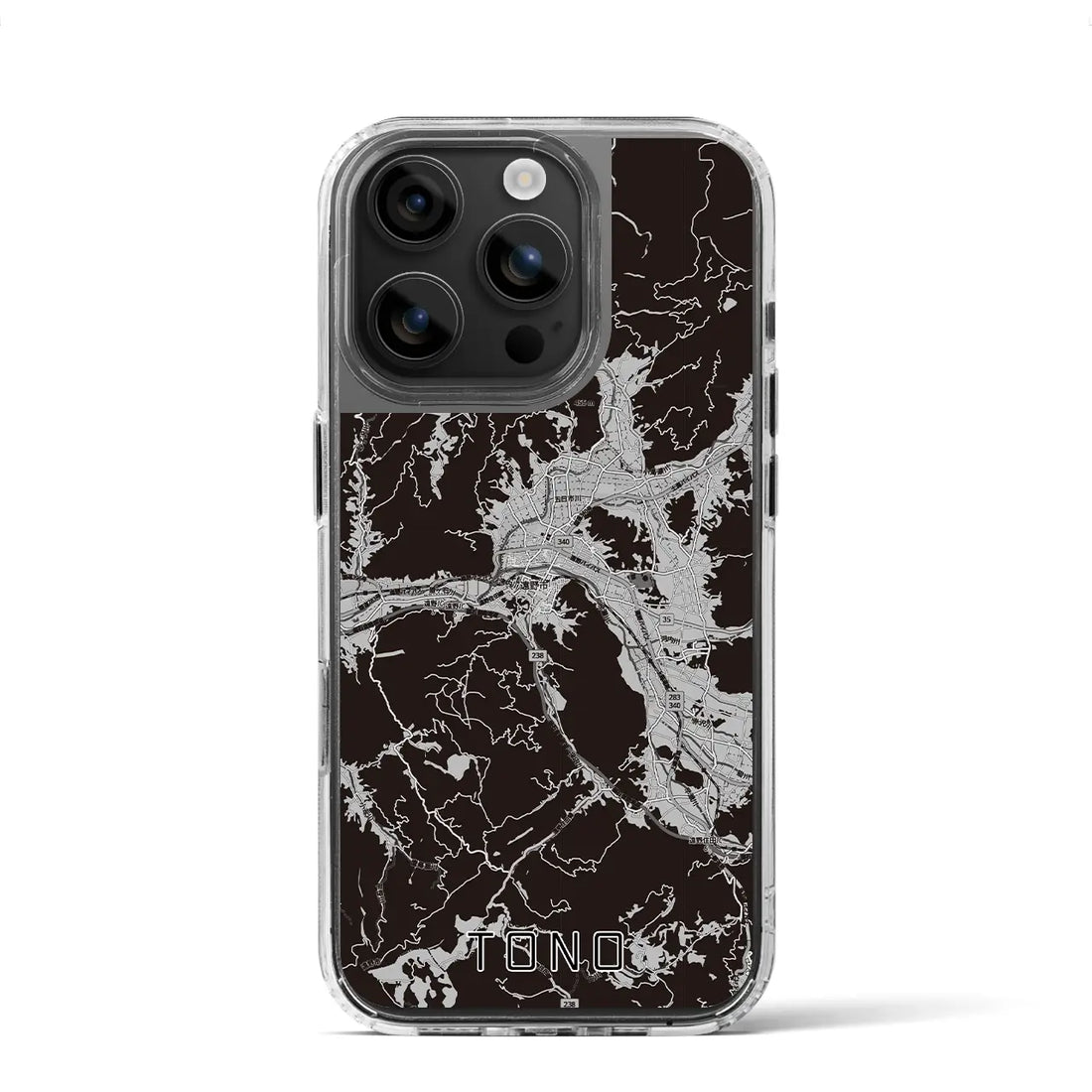 【遠野(岩手県)】地図柄iPhoneケース(MagSafeタイプ)