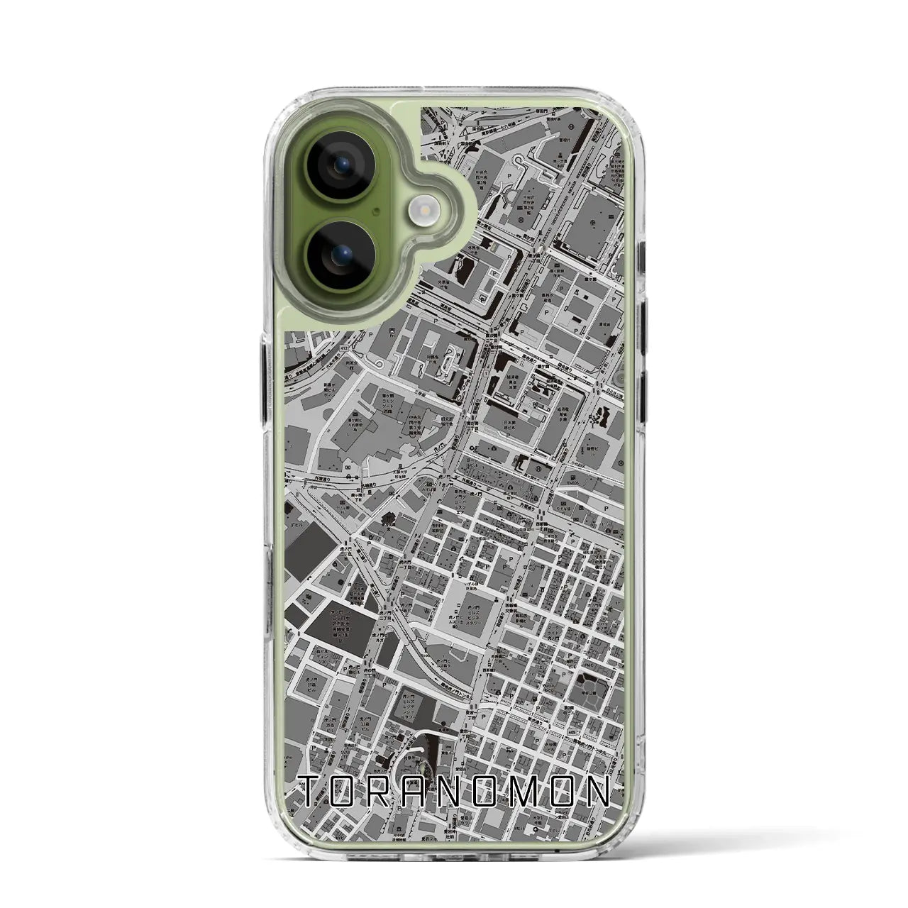 【虎ノ門(東京都)】地図柄iPhoneケース(MagSafeタイプ)