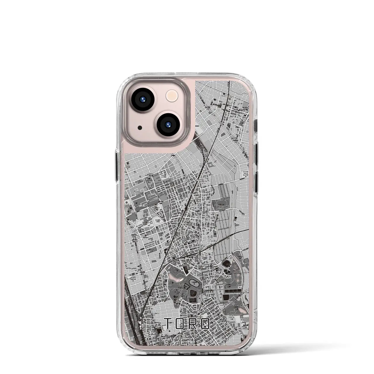 【土呂(埼玉県)】地図柄iPhoneケース(MagSafeタイプ)