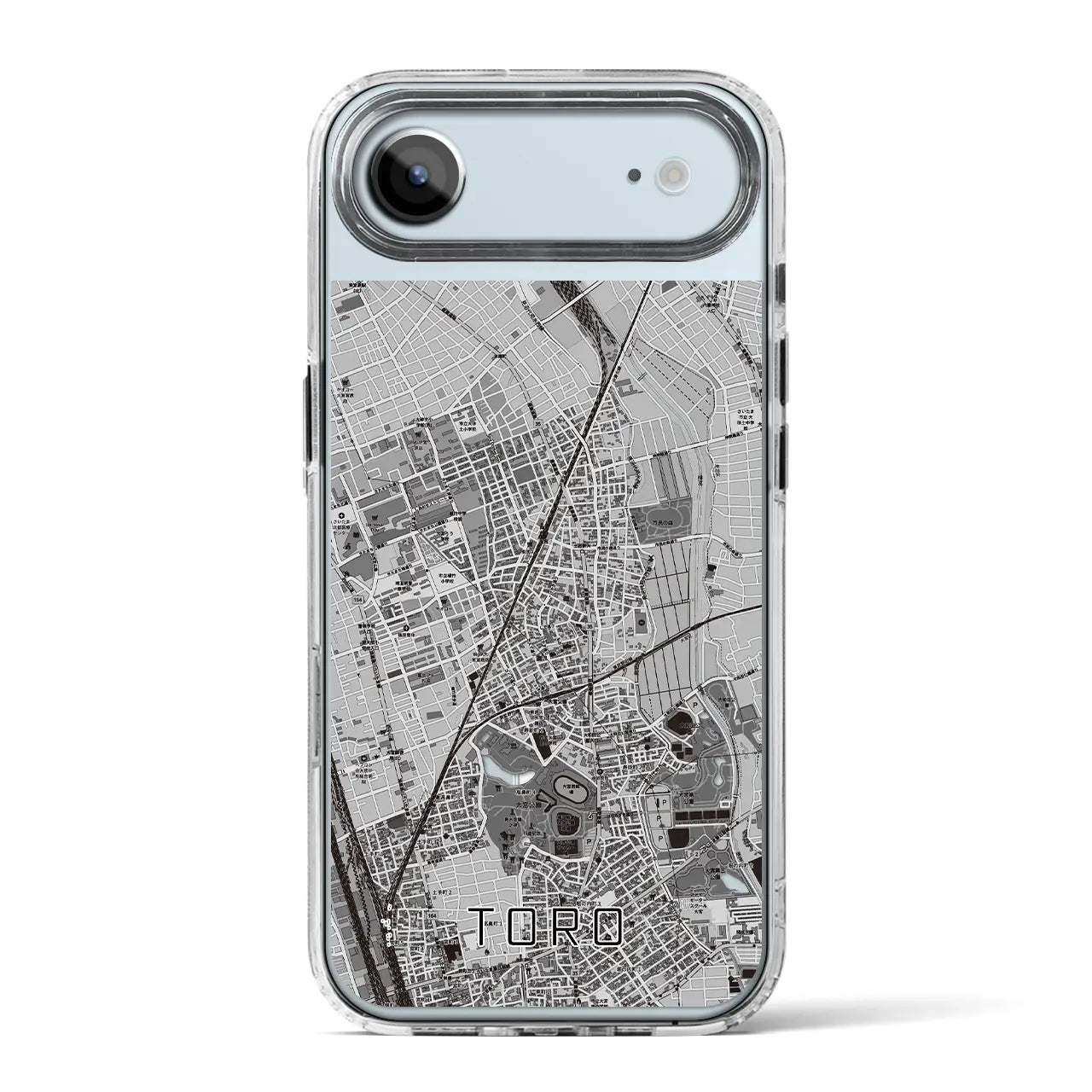 【土呂(埼玉県)】地図柄iPhoneケース(MagSafeタイプ)