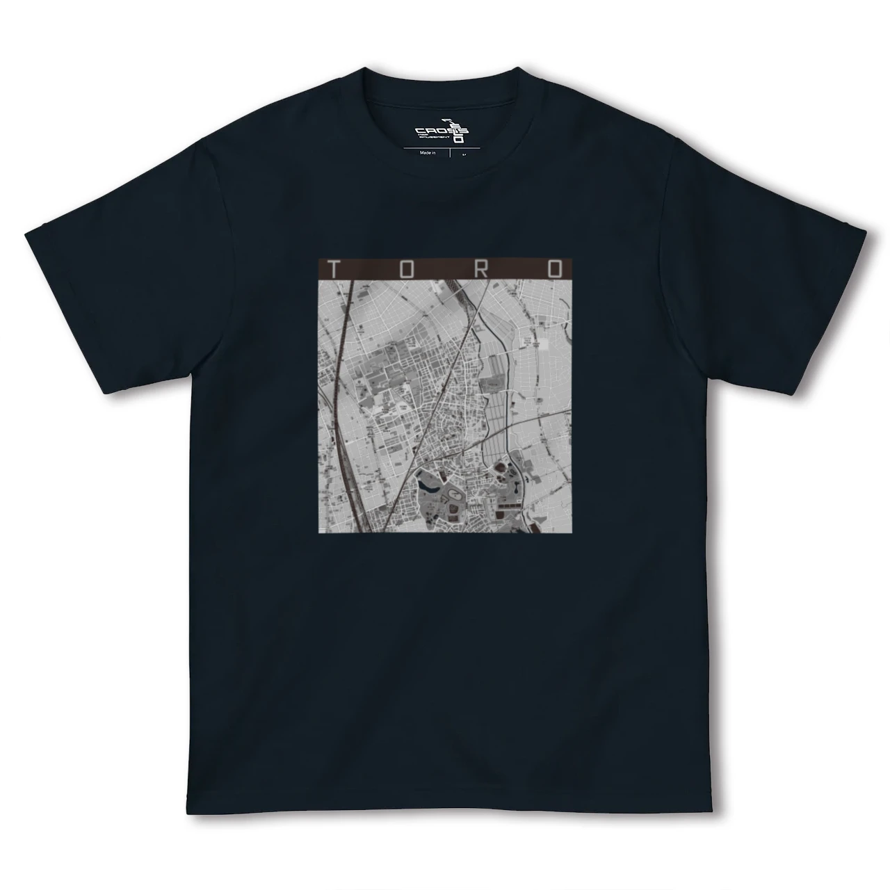 【土呂(埼玉県)】地図柄ヘビーウェイトTシャツ