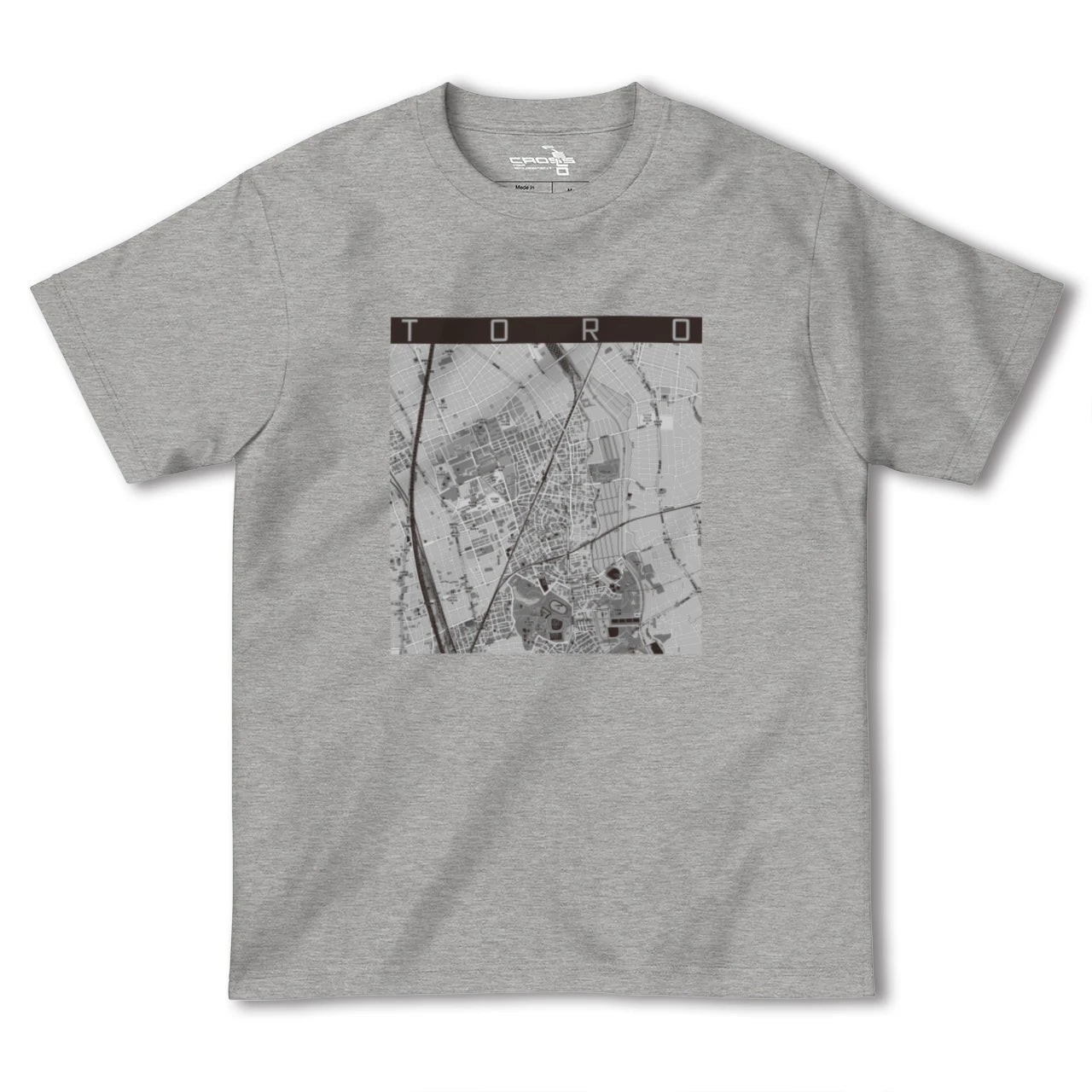 【土呂(埼玉県)】地図柄ヘビーウェイトTシャツ