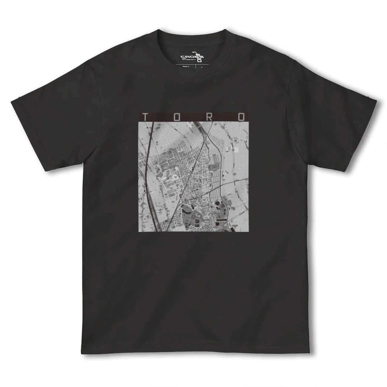 【土呂(埼玉県)】地図柄ヘビーウェイトTシャツ