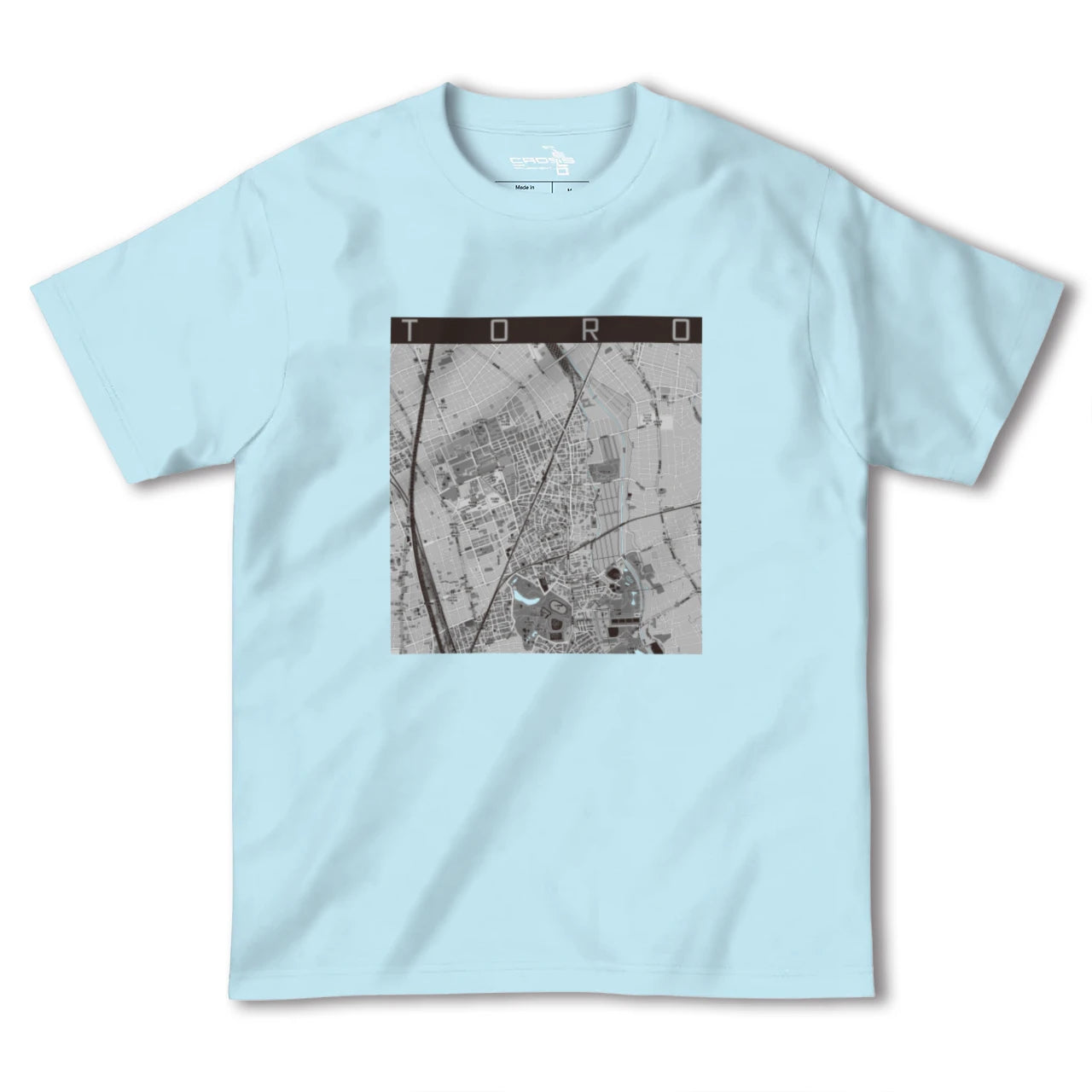 【土呂(埼玉県)】地図柄ヘビーウェイトTシャツ