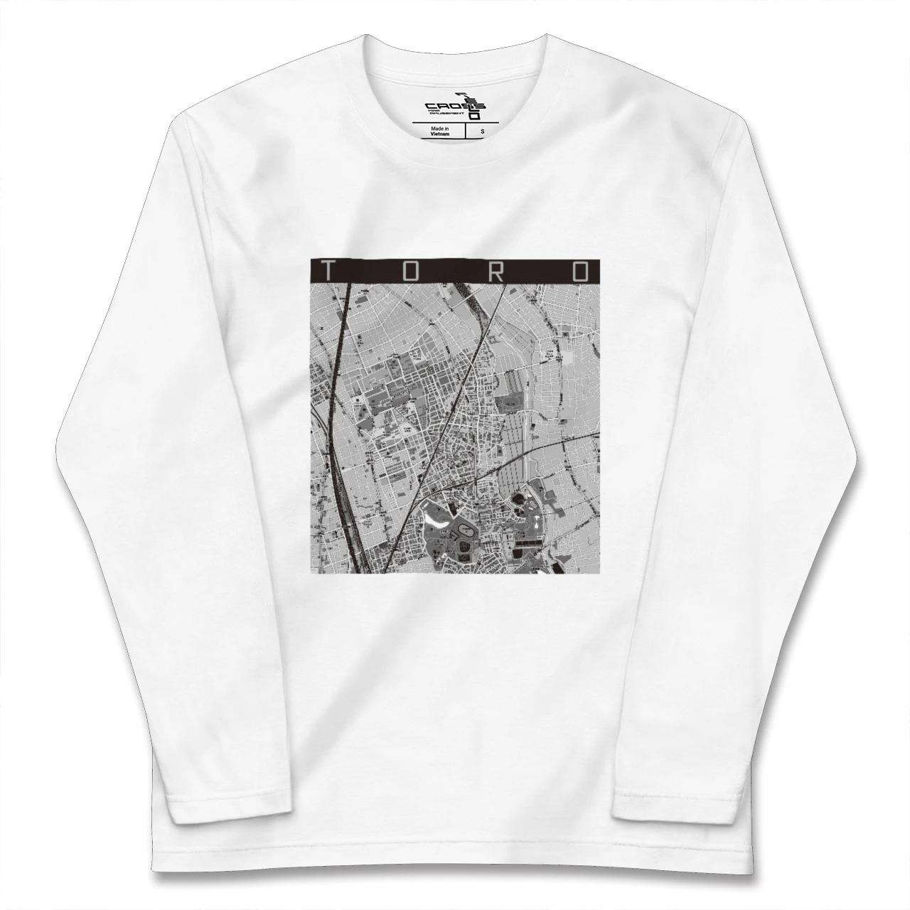 【土呂(埼玉県)】地図柄ロングスリーブTシャツ