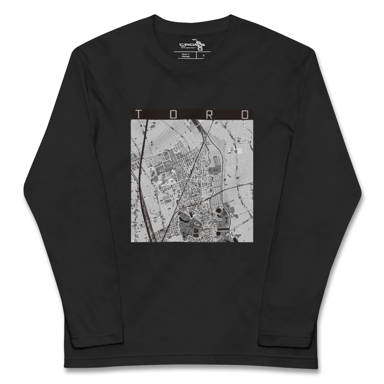 【土呂(埼玉県)】地図柄ロングスリーブTシャツ