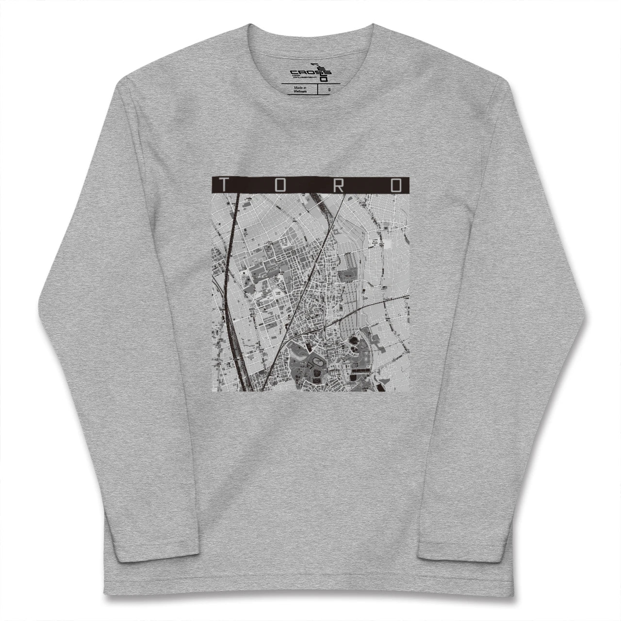 【土呂(埼玉県)】地図柄ロングスリーブTシャツ