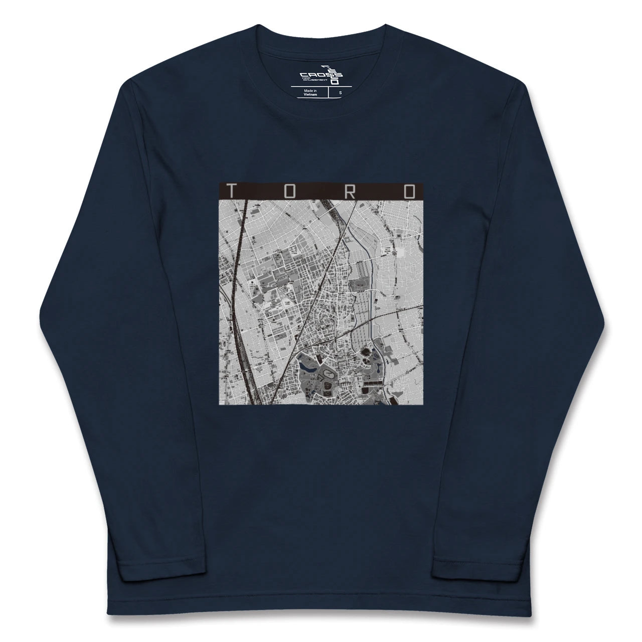 【土呂(埼玉県)】地図柄ロングスリーブTシャツ