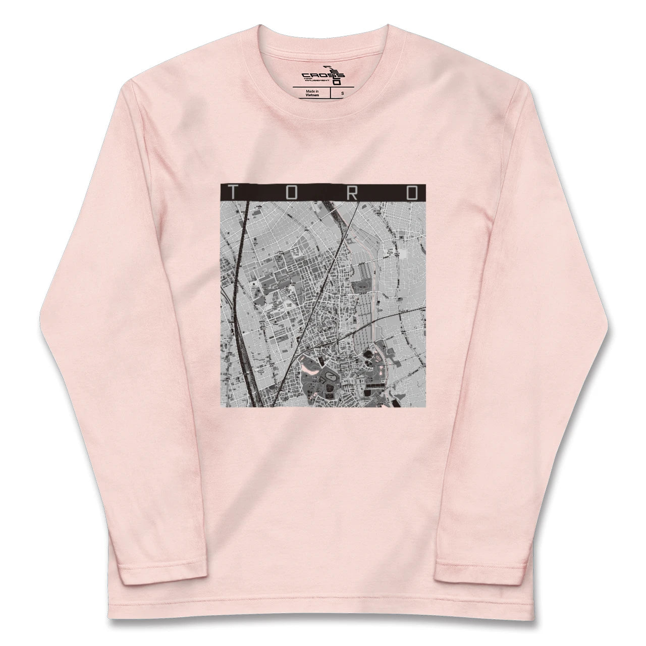 【土呂(埼玉県)】地図柄ロングスリーブTシャツ