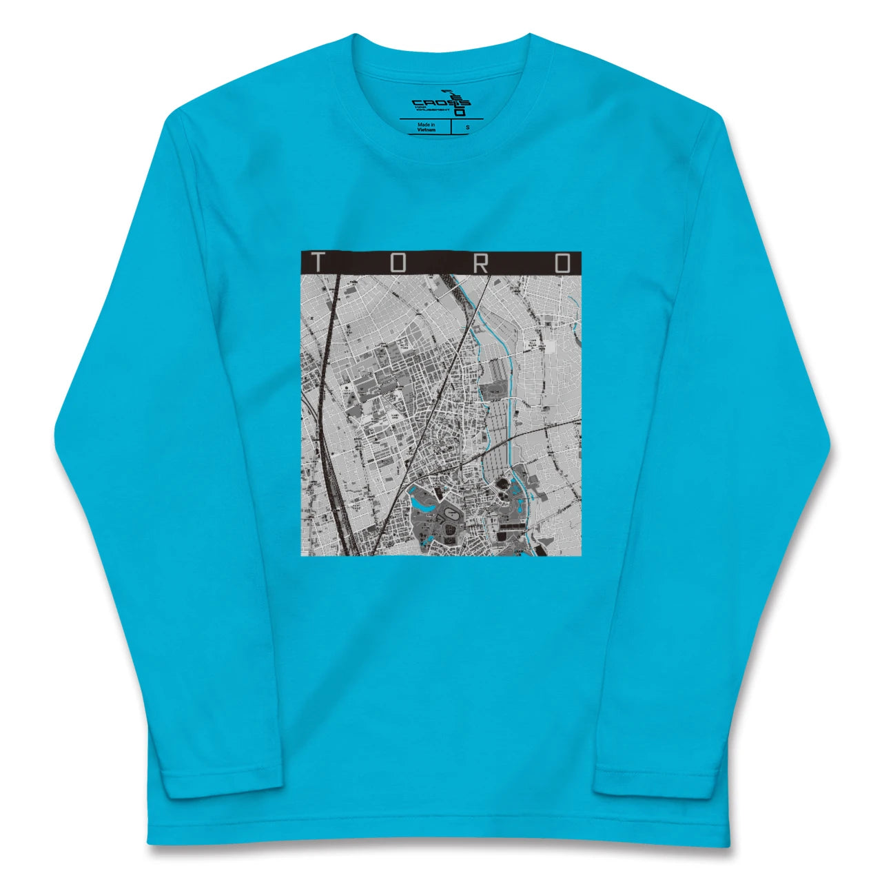 【土呂(埼玉県)】地図柄ロングスリーブTシャツ
