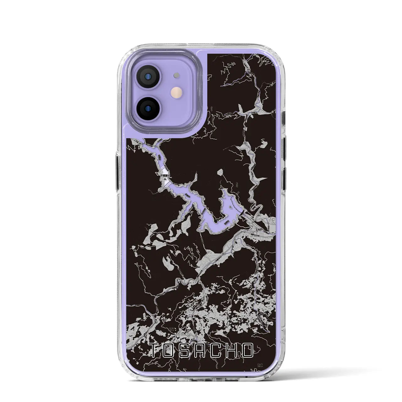 【土佐町(高知県)】地図柄iPhoneケース(MagSafeタイプ)