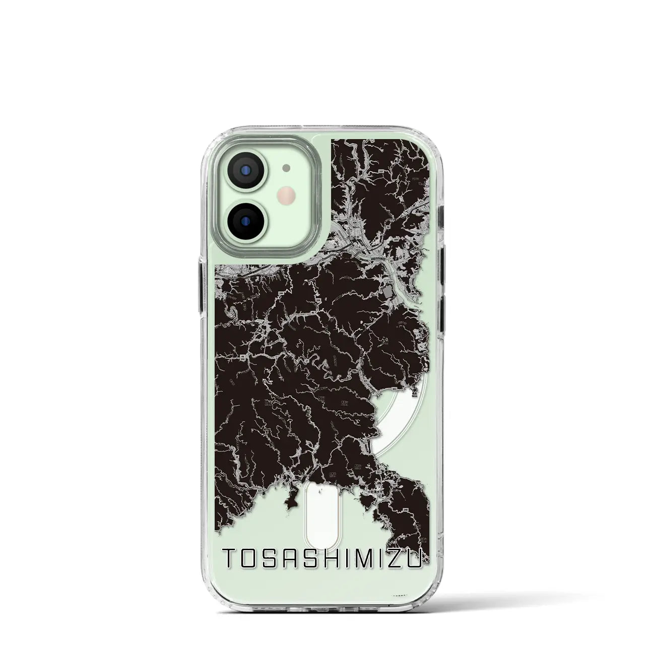 【土佐清水(高知県)】地図柄iPhoneケース(MagSafeタイプ)