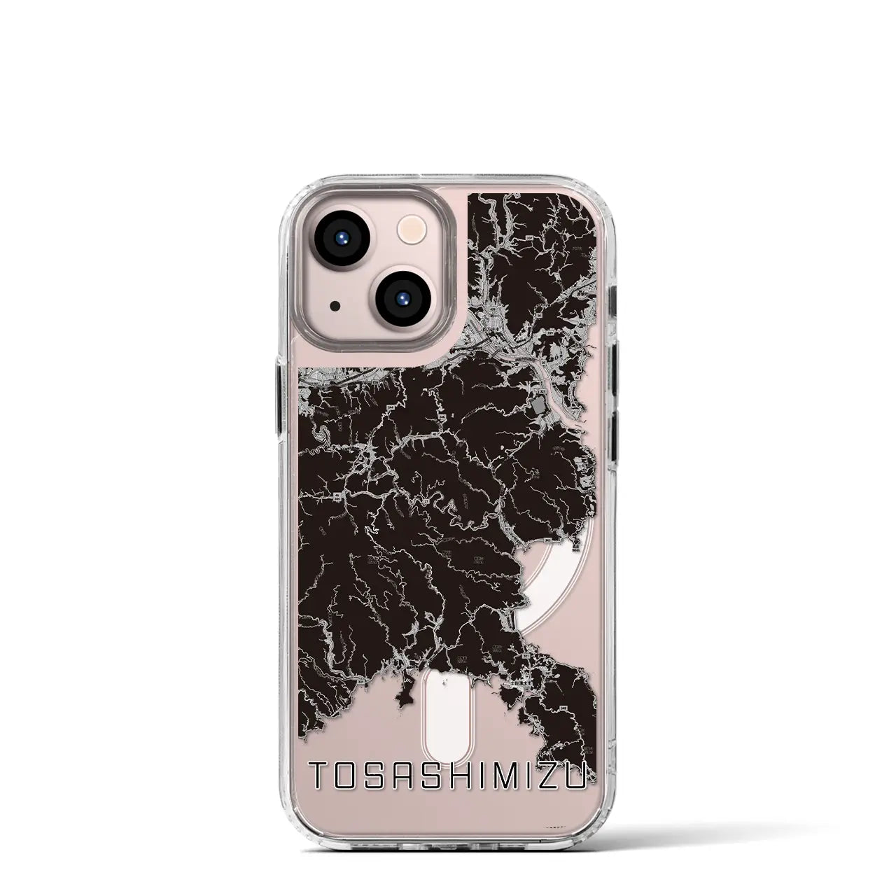 【土佐清水(高知県)】地図柄iPhoneケース(MagSafeタイプ)