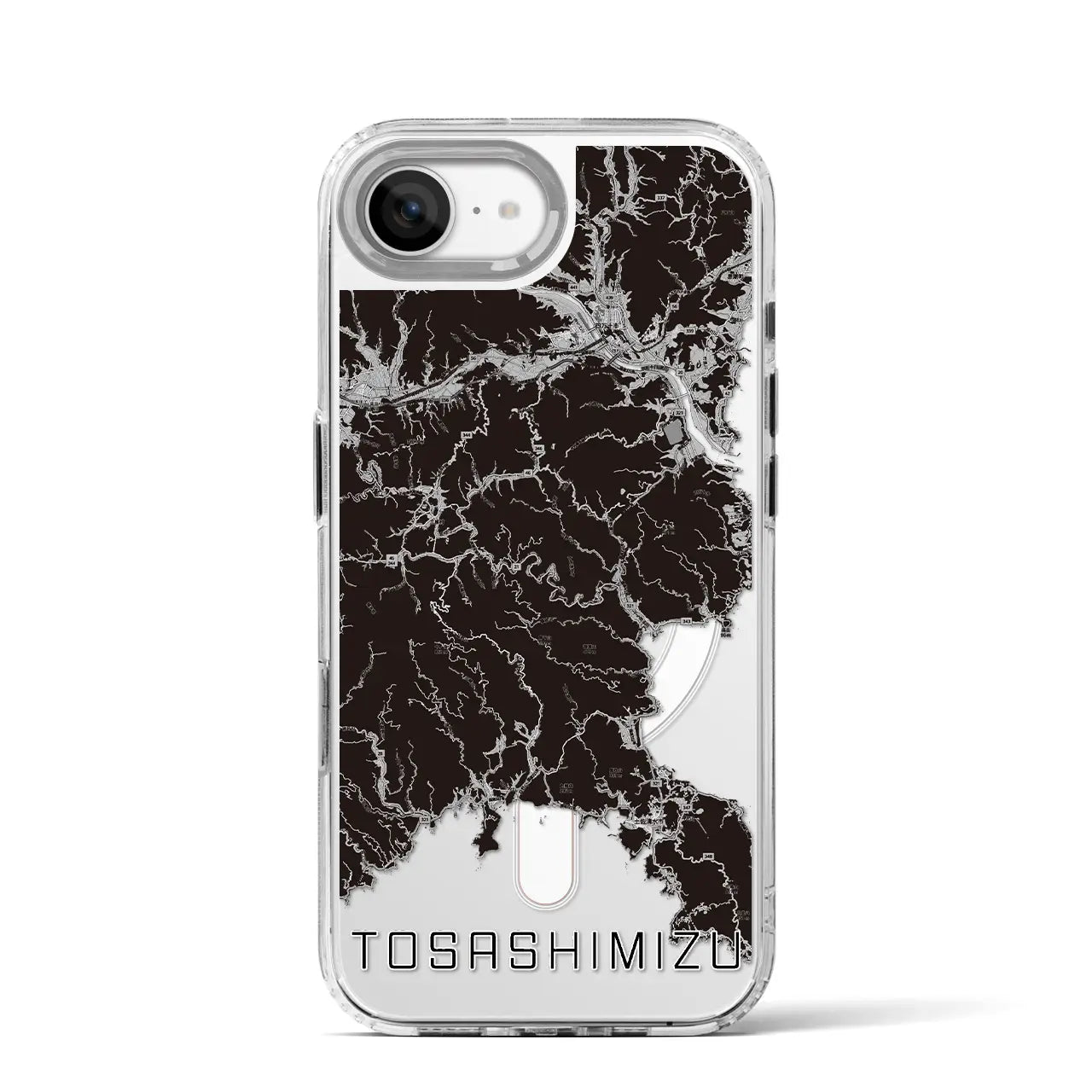 【土佐清水(高知県)】地図柄iPhoneケース(MagSafeタイプ)