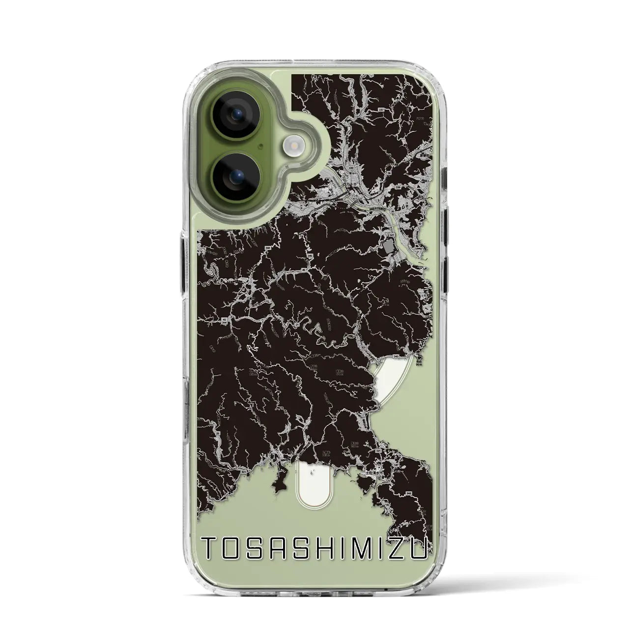 【土佐清水(高知県)】地図柄iPhoneケース(MagSafeタイプ)