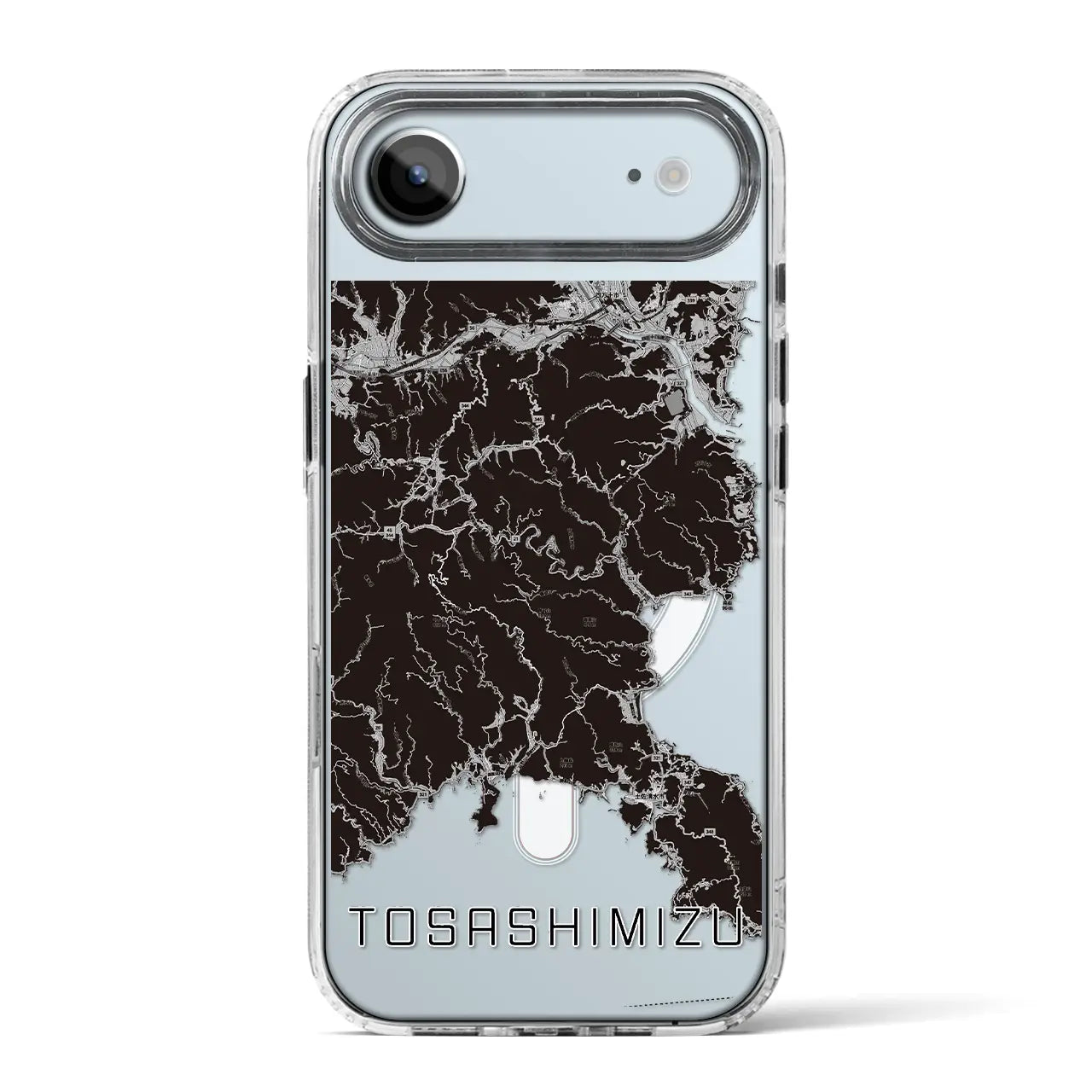 【土佐清水(高知県)】地図柄iPhoneケース(MagSafeタイプ)