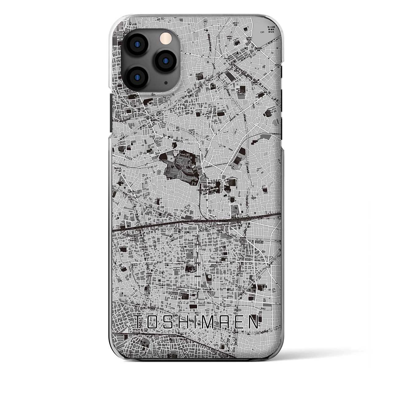 【豊島園(東京都)】地図柄iPhoneケース(クリアタイプ)