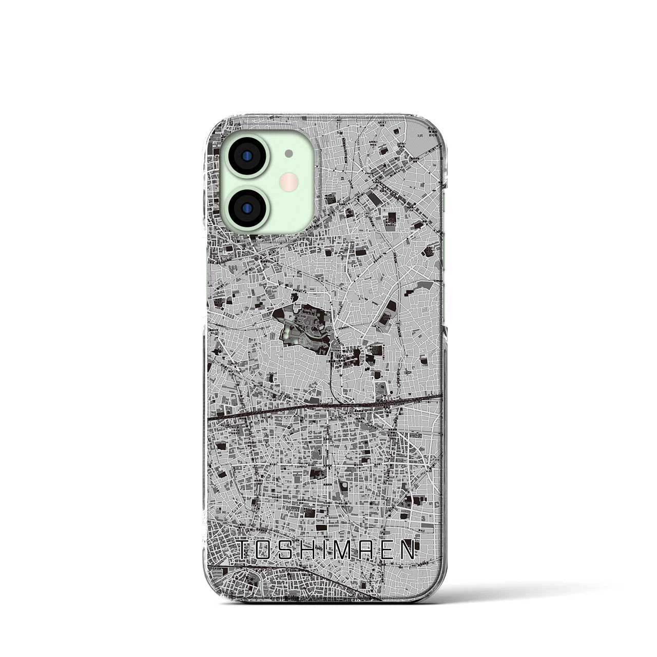 【豊島園(東京都)】地図柄iPhoneケース(クリアタイプ)