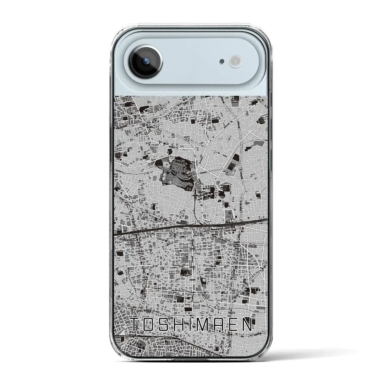 【豊島園(東京都)】地図柄iPhoneケース(クリアタイプ)