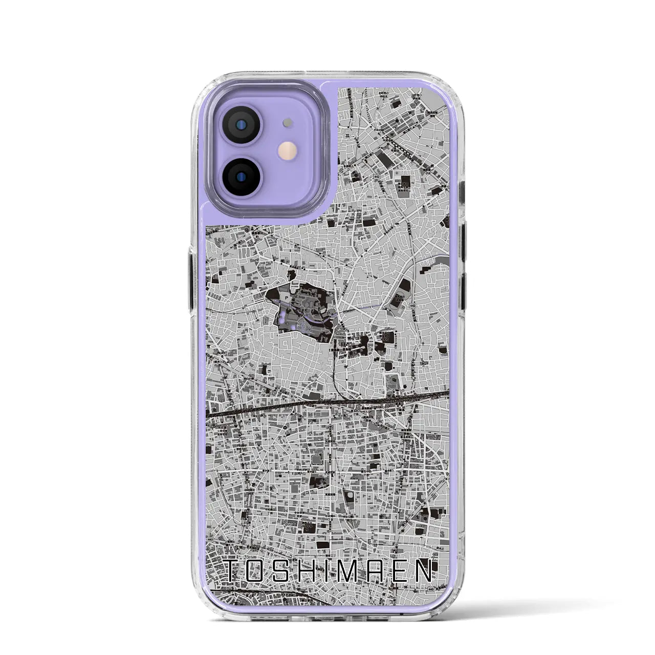 【豊島園(東京都)】地図柄iPhoneケース(MagSafeタイプ)