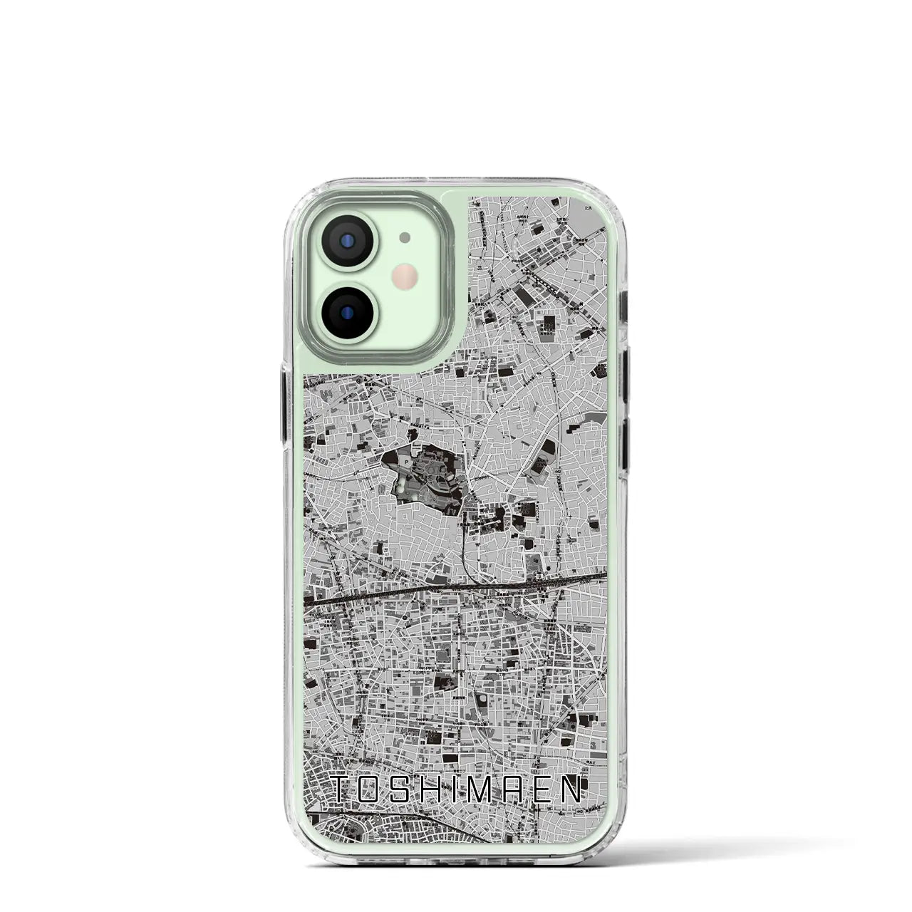 【豊島園(東京都)】地図柄iPhoneケース(MagSafeタイプ)