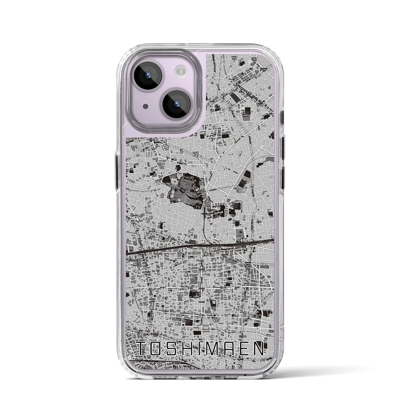 【豊島園(東京都)】地図柄iPhoneケース(MagSafeタイプ)