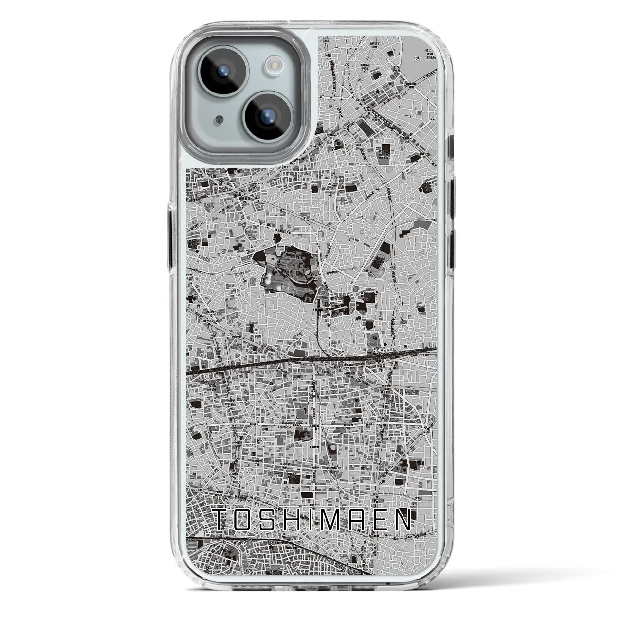 【豊島園(東京都)】地図柄iPhoneケース(MagSafeタイプ)