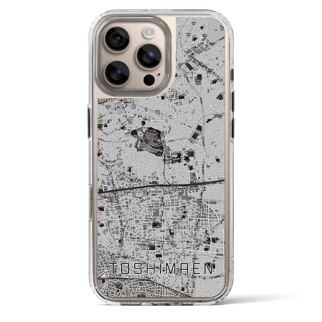 【豊島園(東京都)】地図柄iPhoneケース(MagSafeタイプ)