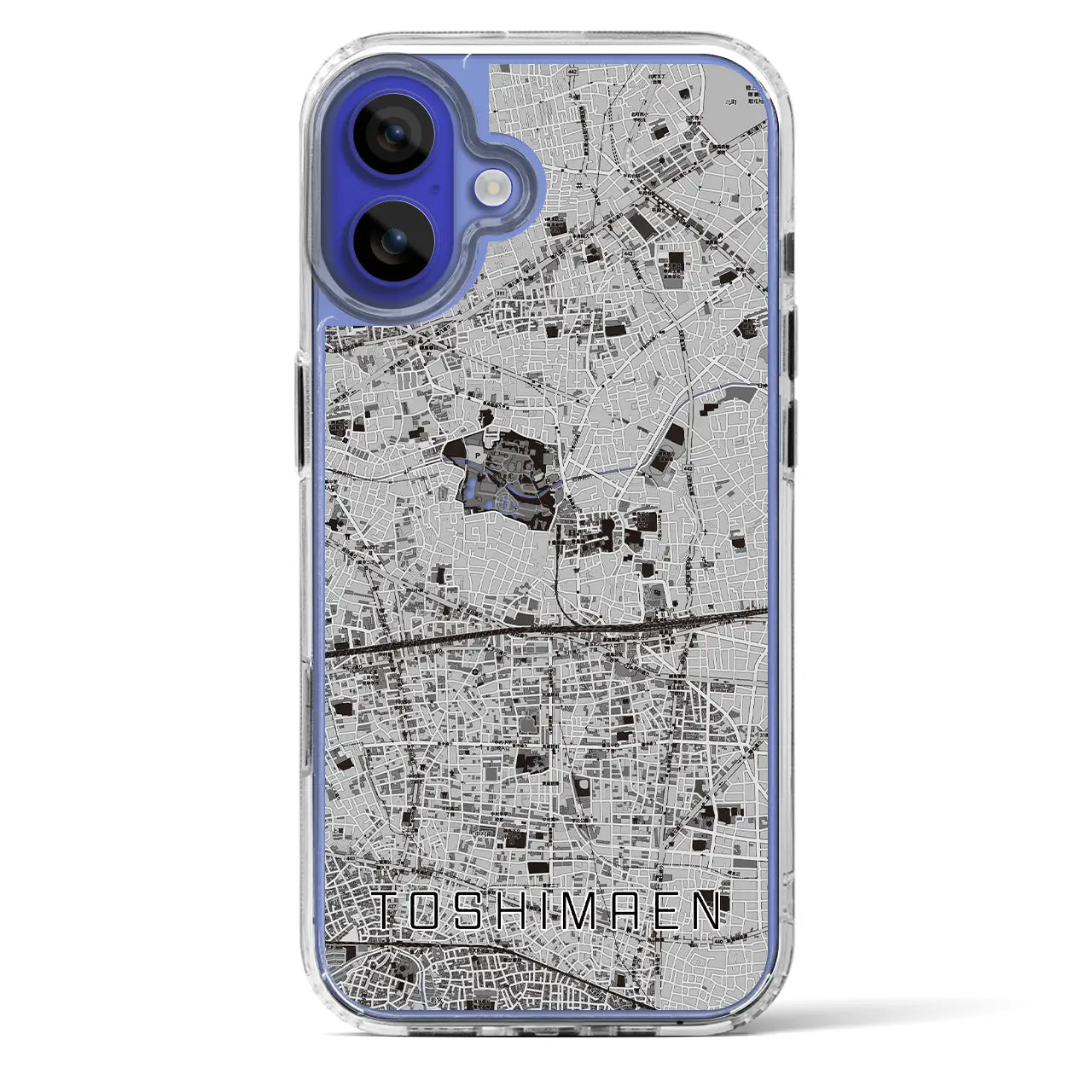 【豊島園(東京都)】地図柄iPhoneケース(MagSafeタイプ)