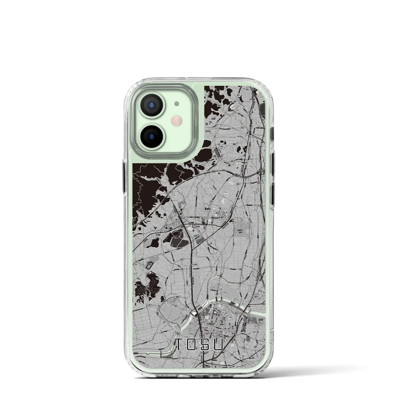 【鳥栖(佐賀県)】地図柄iPhoneケース(MagSafeタイプ)